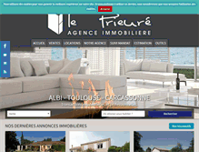 Tablet Screenshot of le-prieure-immobilier.com